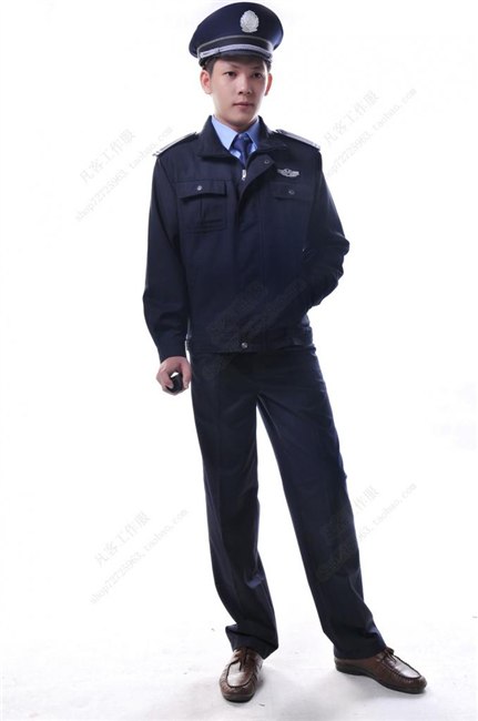 保安防寒服 保安服夜间职业服保安棉大衣 保安