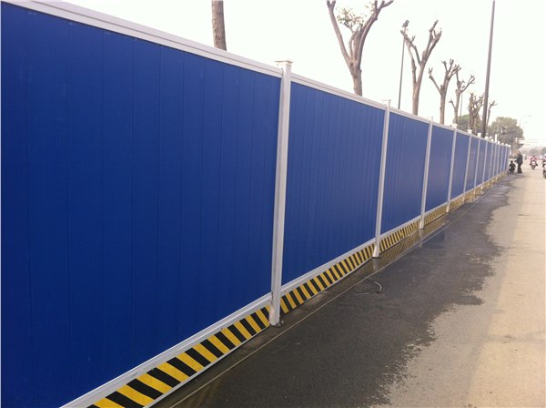 成都工地护栏,四川工地围栏,成都PVC河道护栏