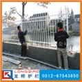 杭州围墙护栏/杭州护栏/杭州静电喷涂钢管护栏 图片