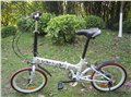 中国风系列之神驭 20寸高碳钢折叠车 广州折叠自行车 单车 图片