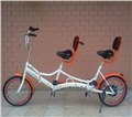 20寸变速折叠双人自行车/休闲健身双人车/广州折叠双人自行车 图片