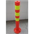 深圳道路警示柱 塑料弹性柱 PVC警示柱 图片