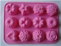 厂家直销订做12孔硅胶蛋糕模具 低价批发 供应信息