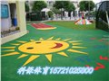 杭州幼儿园塑胶场地|橡胶跑道|现浇施工 图片