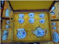 粉彩陶瓷餐具供应 釉青陶瓷茶具供应 青花陶瓷茶具供应 图片