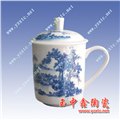 山水花鸟彩绘茶具陶瓷茶杯 图片