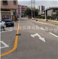 广东公路热熔标线 停车场标线 专业反光划线厂家 图片