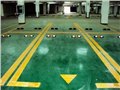 湖北鄂州小区地下停车库划线及设施安装 图片