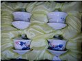 手绘商务礼品陶瓷茶具 骨瓷功夫茶具套装 图片