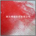 红色涤纶短纤批发 专业涤纶短纤生产厂家供应 规格齐全 涤纶价格优惠 图片