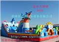 郑奥厂家直销热卖大滑梯鲨鱼滑梯儿童滑梯蹦蹦床玩具 图片
