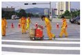 许昌市政道路热熔画划线 河南画斑马线施工价格 公司 图片