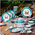 陶瓷餐具厂家 青花陶瓷餐具 颜色釉餐具设计  图片
