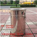 不锈钢硫化桶喷塑粉桶供粉桶 图片