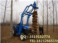 济宁小型挖坑机 挖坑机怎么改开沟机小拖拉机植树挖坑机  图片