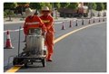 重庆公路划线施工公司 热熔冷漆喷划价格 图片