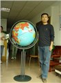 博文星四柱立式地球仪 图片