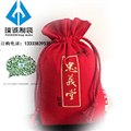 古酒絨布酒袋，束口酒布袋廠家，樣品免費(fèi)質(zhì)優(yōu)價(jià)廉 圖片
