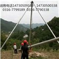 贵阳市300*300结构式铝合金立杆机人字拔杆销售厂家 图片