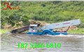 水上植物收割机器 湖北黄冈打捞水葫芦船 图片