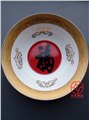 礼品陶瓷寿碗烧字 图片