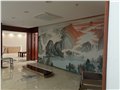 景德镇陶瓷瓷板画壁画大型壁画定制影壁墙壁画 图片