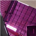 厂家销售不锈钢酒店墙面装饰紫红镜面板酒吧电梯装饰镜面表面处理 图片