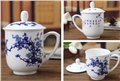 会议陶瓷礼品茶杯定制生产厂家 图片