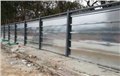 钢围挡安装 深圳钢板围墙工程承包 工地施工围墙 图片