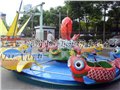 游乐场旋转类游乐设备鲤鱼戏水的价格广场上游乐设备的厂家郑州奇乐迪 图片