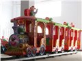 儿童轨道小火车14座豪华仿古列车以及电动小火车的生产厂家郑州奇乐迪 图片