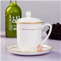 景德镇陶瓷茶杯生产厂家可印企业单位logo 图片