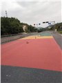 南宁市简简单单黑色沥青路面改色彩色沥青路面修复 图片