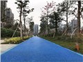 深圳彩色沥青混凝土厂家-透水沥青路面摊铺施工 图片