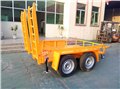 轻型平板车 2.5吨ATV平板拖车 带爬梯 图片