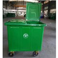 660升垃圾桶  板挂车垃圾桶   操作方便  无毒无味  图片